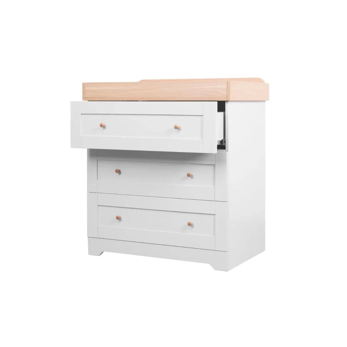 Tutti Bambini Rio 2 Piece Room Set with Pocket Sprung Mattress - Dove Grey/Honey Oak