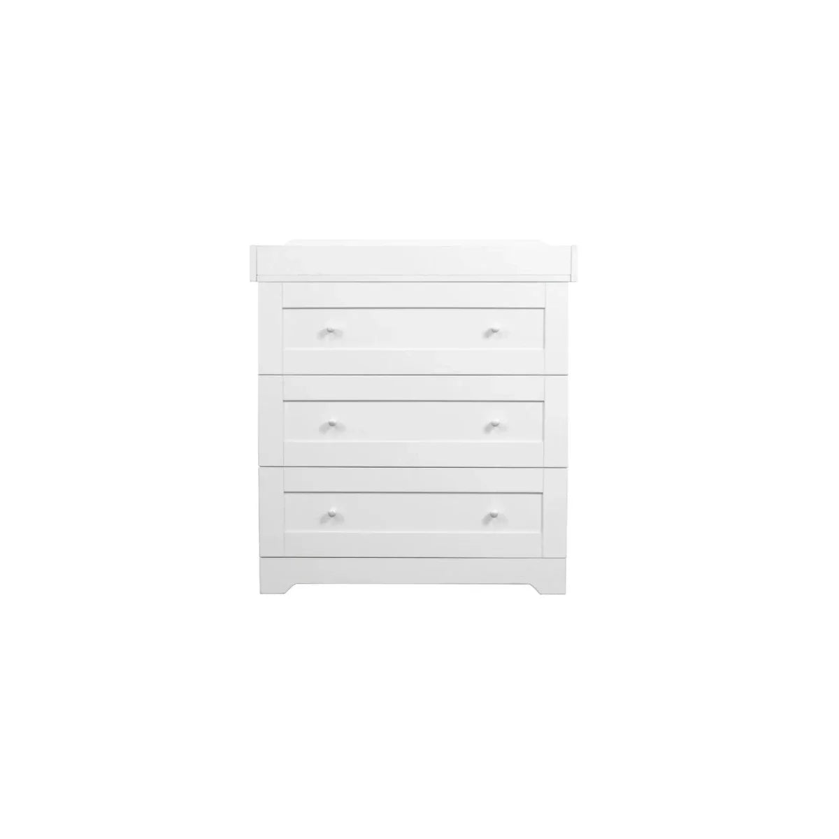 Tutti Bambini Rio 3 Piece Room Set with Pocket Sprung Mattress - White