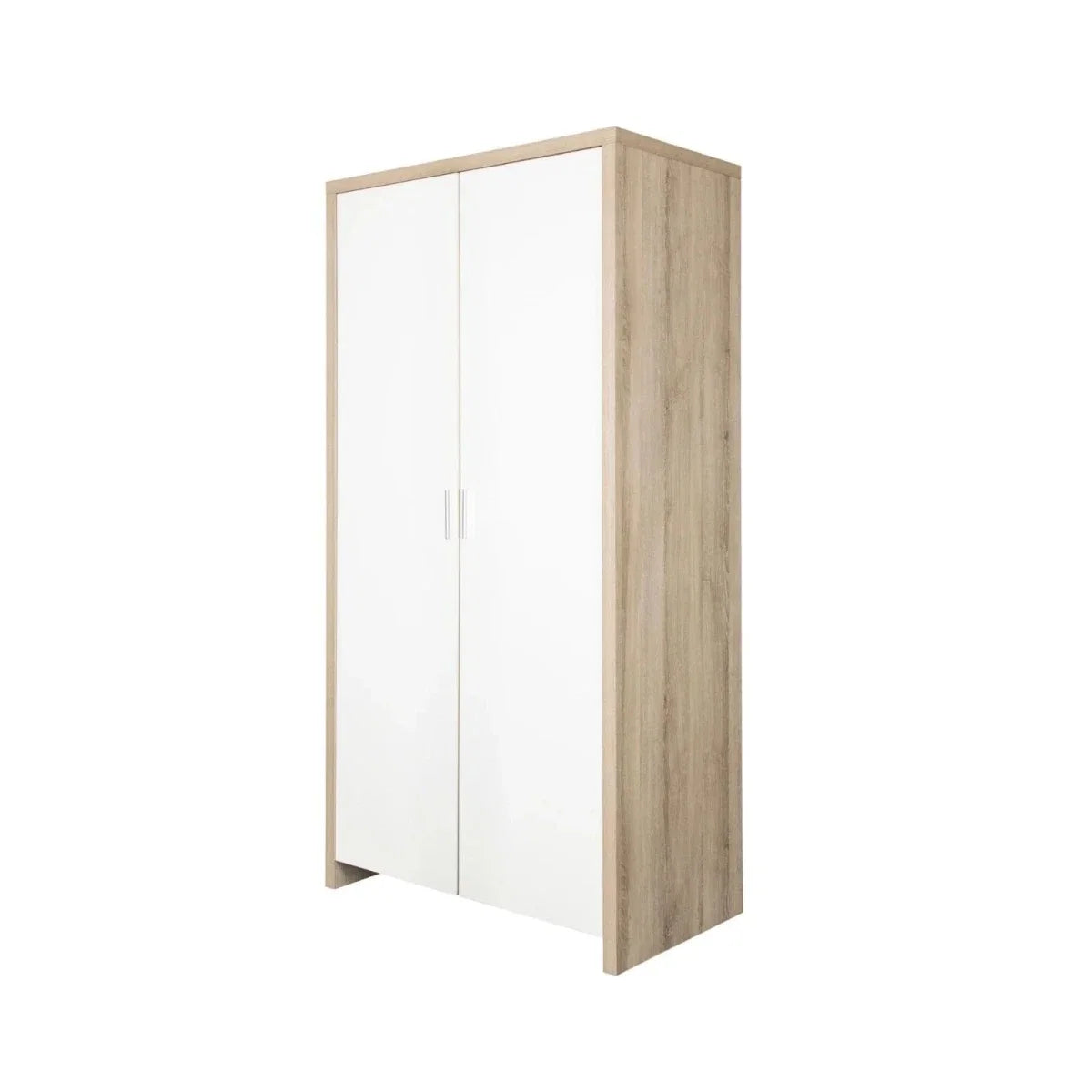 Tutti Bambini Modena 3 Piece Room Set with Deluxe Fibre Mattress - White/Oak