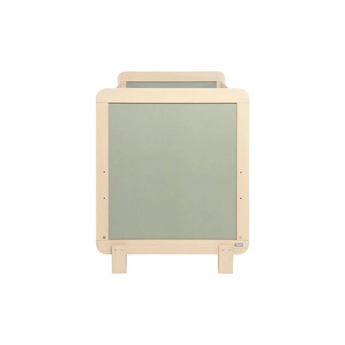 Tutti Bambini Kuba Cot Bed - Golden Oak/Sage Weave