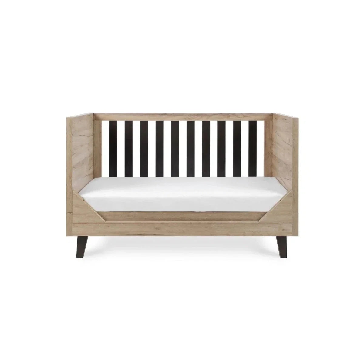 Tutti Bambini Como Cot Bed - Distressed Oak/Slate Grey