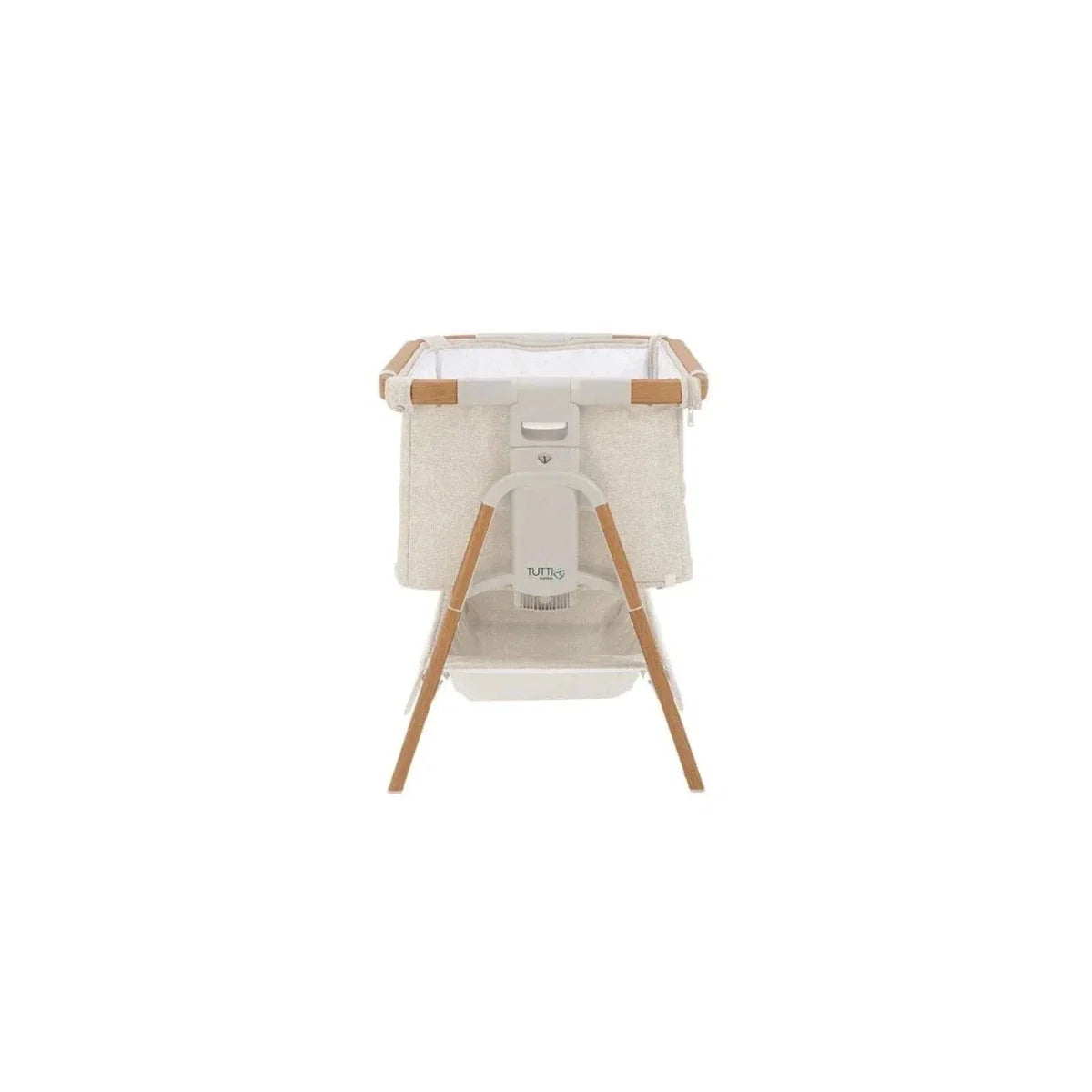 Tutti Bambini CoZee XL Bedside Crib & Cot - Scandinavian Walnut/Ecru