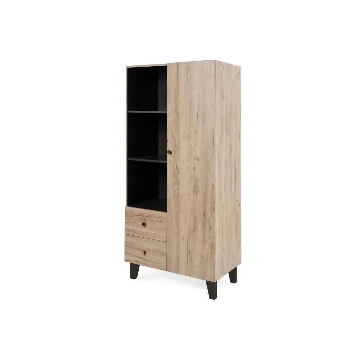 Tutti Bambini Como Wardrobe - Distressed Oak/Slate Grey