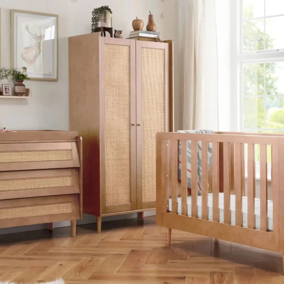Tutti Bambini Japandi Wardrobe - Light Oak