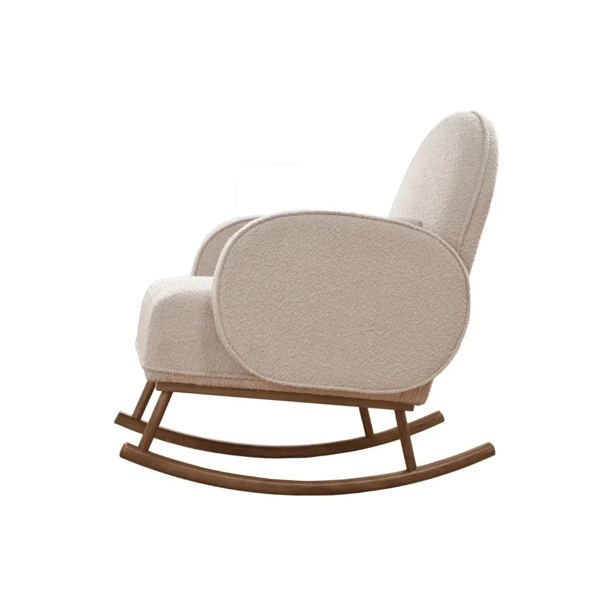 Tutti Bambini Micah Rocking Chair & Footstool - Boucle Biscuit