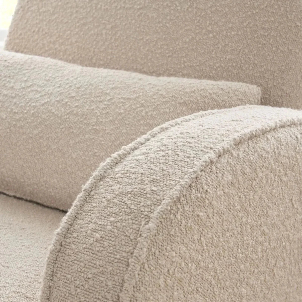 Tutti Bambini Micah Rocking Chair & Footstool - Boucle Biscuit