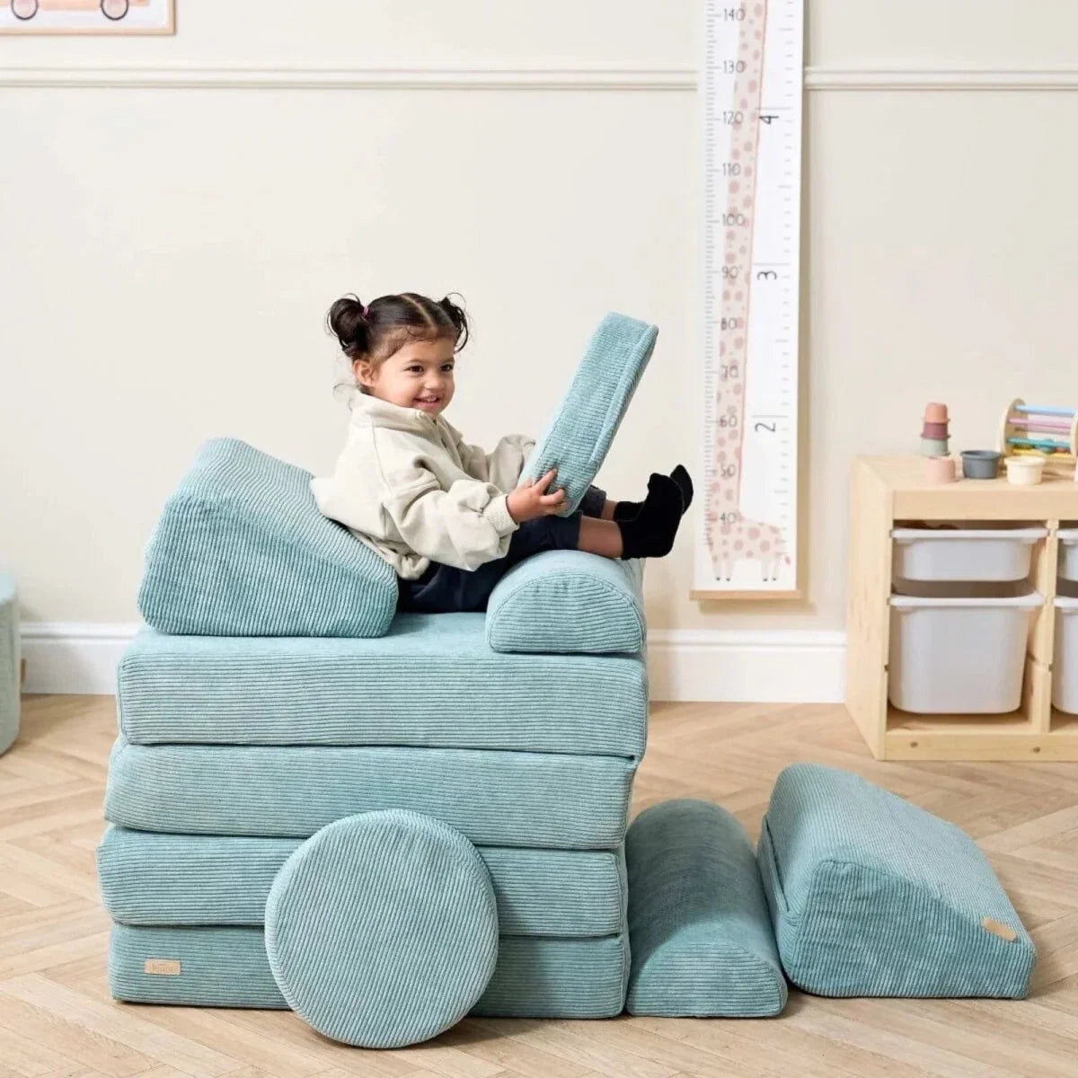 Tutti Bambini Playrama Montessori Kids Play  Sofa - Ocean Stone