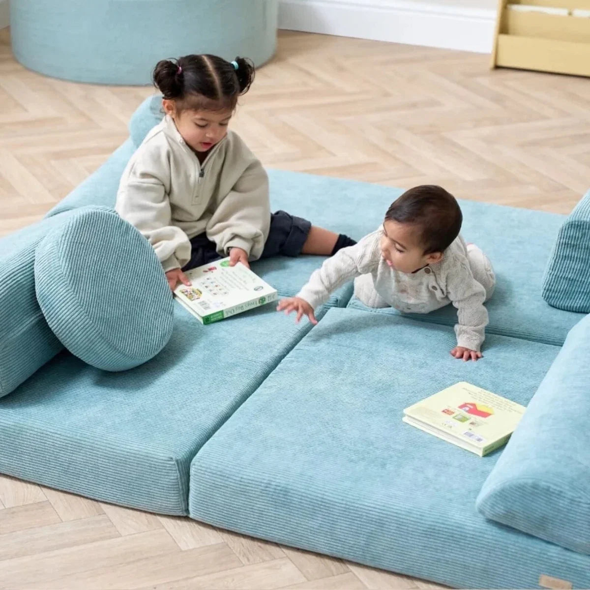 Tutti Bambini Playrama Montessori Kids Play  Sofa - Ocean Stone