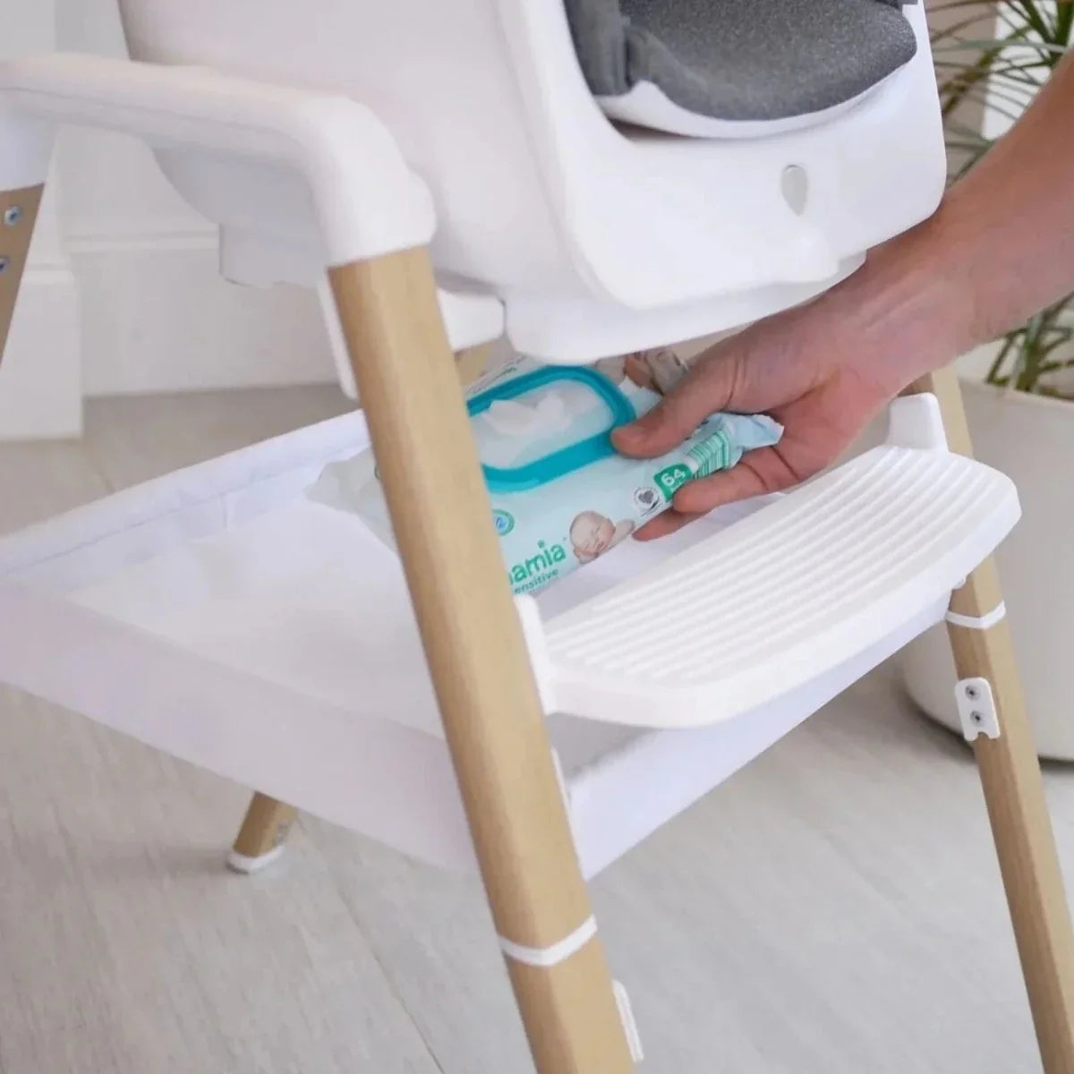 Tutti Bambini Nova Evolutionary Highchair - Grey/Oak
