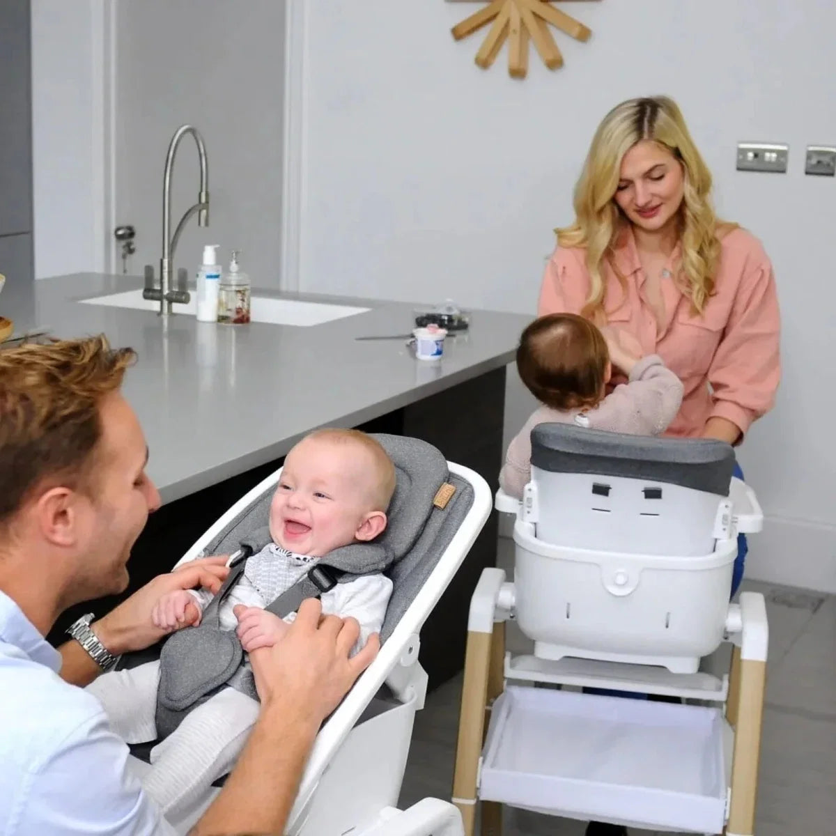 Tutti Bambini Nova Evolutionary Highchair - Grey/Oak