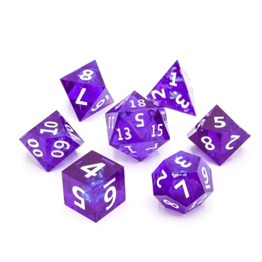 Arcane Prism | Sharp Edge Dice | Resin | 7 Piece Set