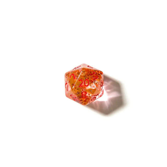 Mortal Wounds - Acrylic DND Dice Set - 7 Piece Polyhedral