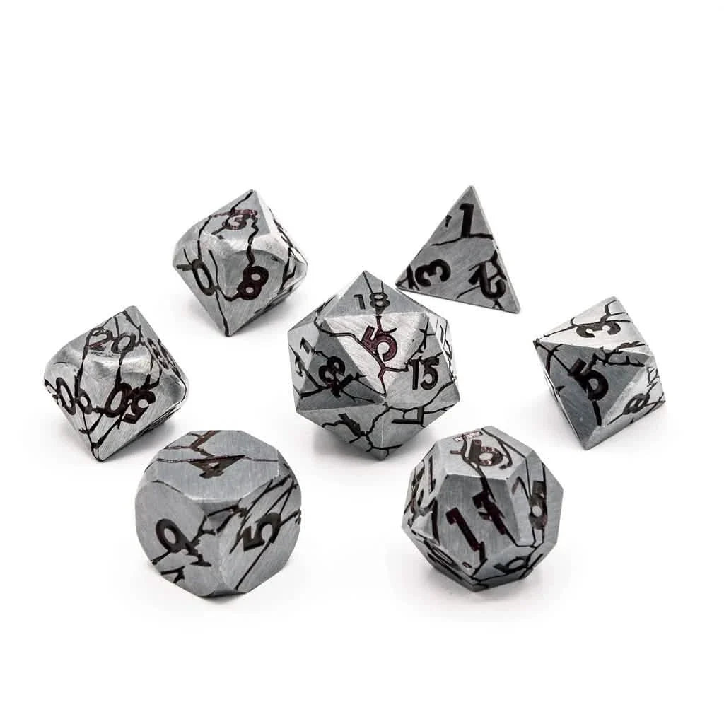 Ancient Arcane | Solid Metal Dice | 7 Piece Set