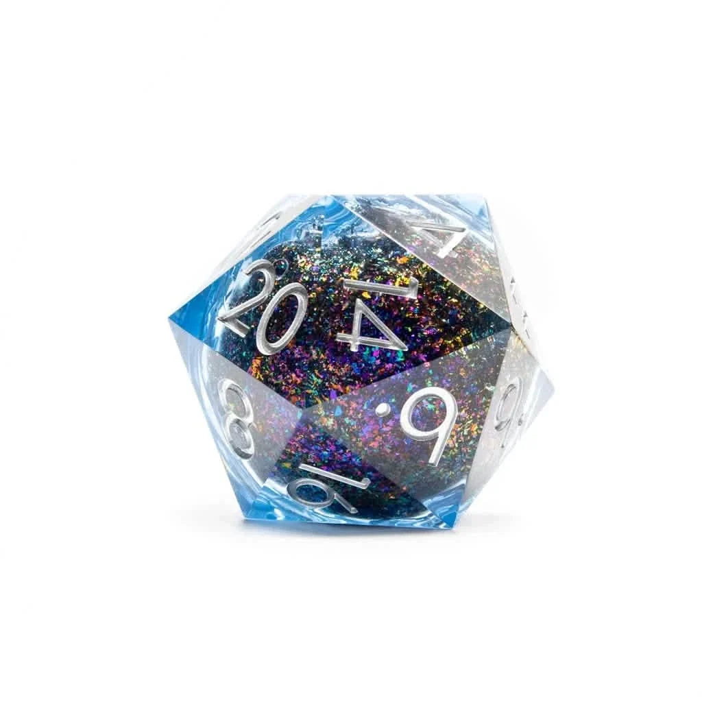 Arcane Prism | 50mm D20 | Oversized Liquid Core Dice | Single Dice