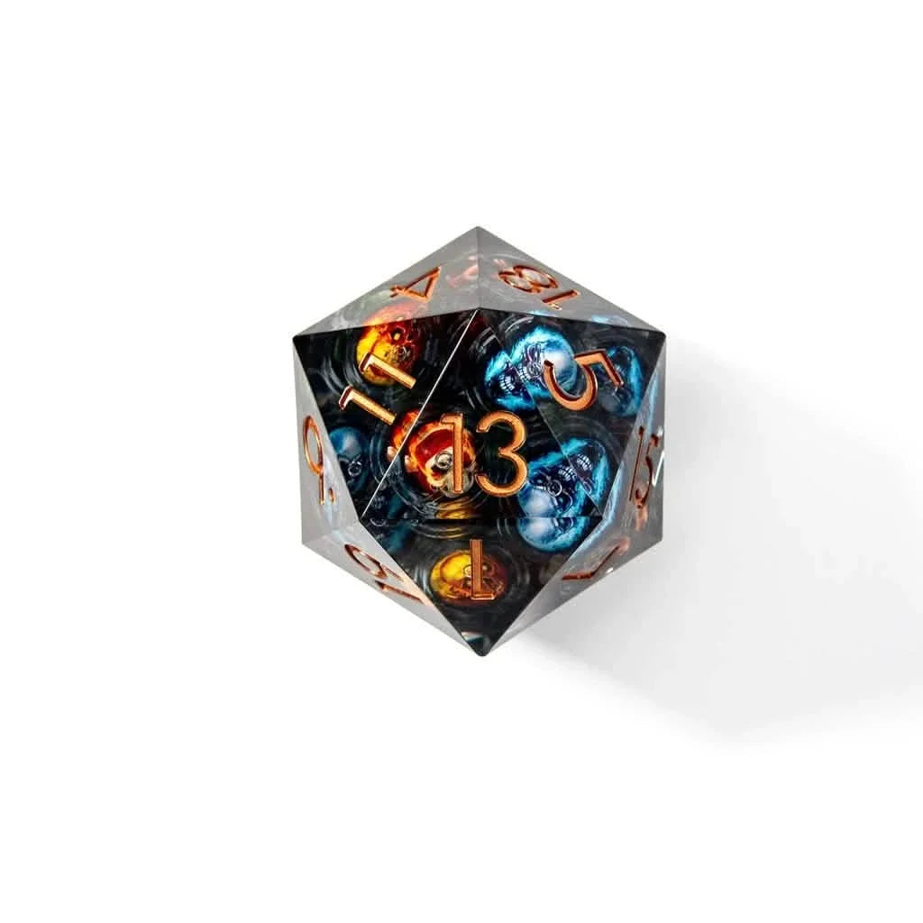Spectral Legion | 33mm D20 | Oversized Liquid Core Dice | Single Dice