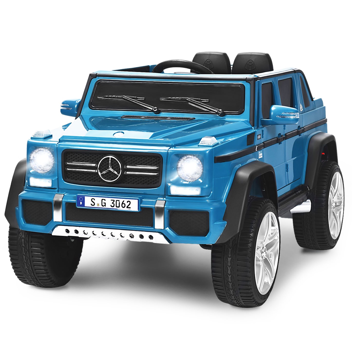 12V Electric Kids Ride On Car with 2 Motors and Remote Control-Black