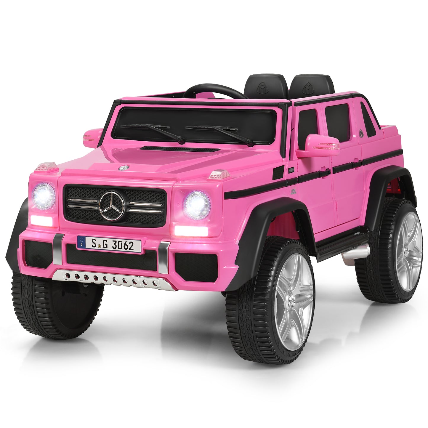 12V Electric Kids Ride On Car with 2 Motors and Remote Control-Black