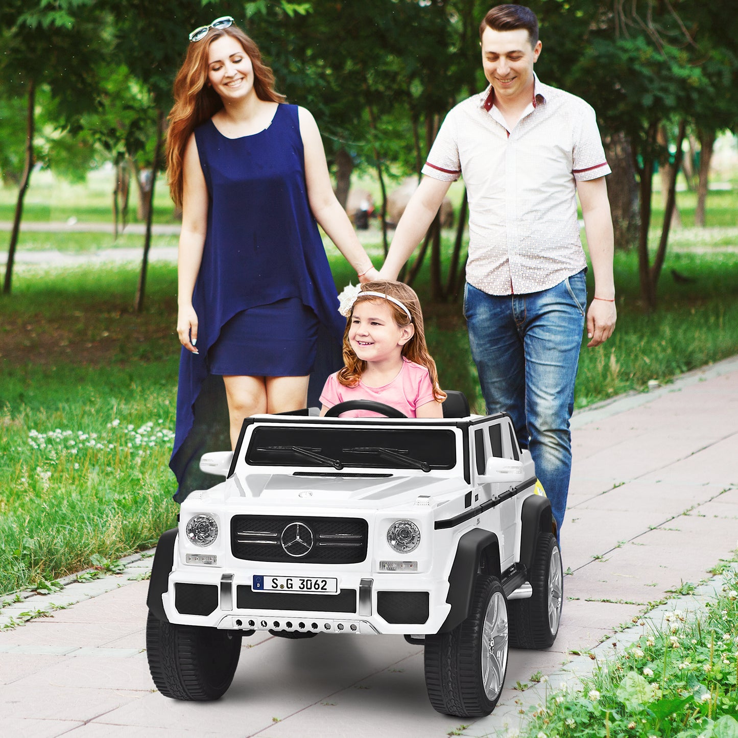 12V Electric Kids Ride On Car with 2 Motors and Remote Control-Black