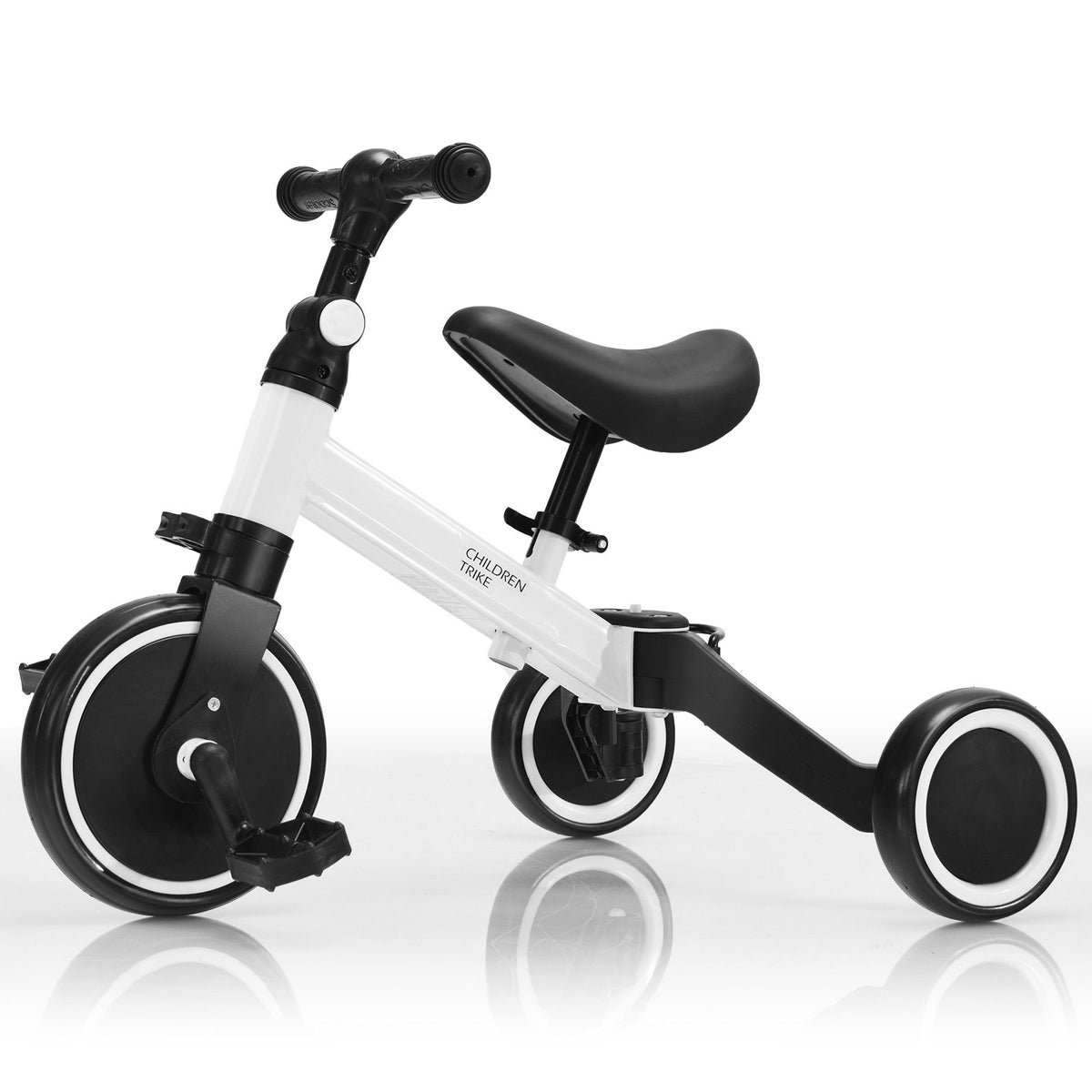 Convertible Balance Bike Kids Trike with Detachable Pedal for 1-4 Years Old Kids-Blue