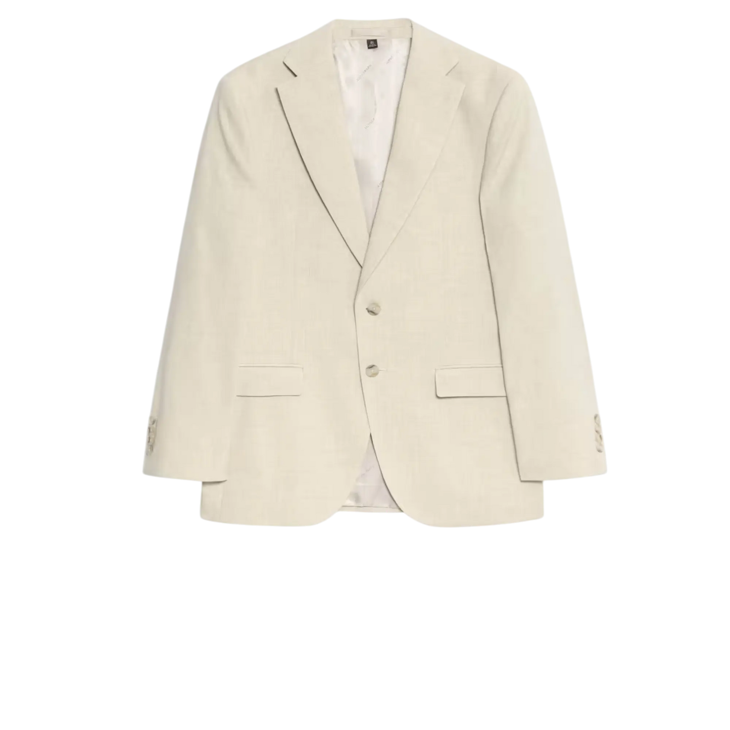 Tailored Fit Italian Performance Linen Blend Suit Jacket