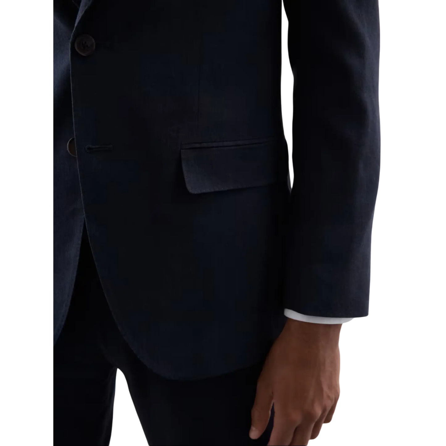 Tailored Fit Italian Performance Linen Blend Suit Jacket