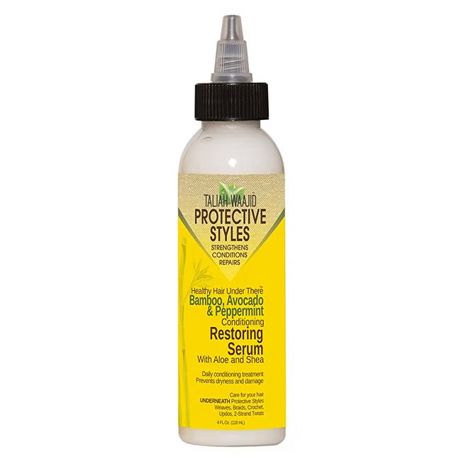 Taliah Waajid Protective Styles Restoring Serum Deeply Hydrating & Scalp Soothing for Natural & Protective Styles 4 oz
