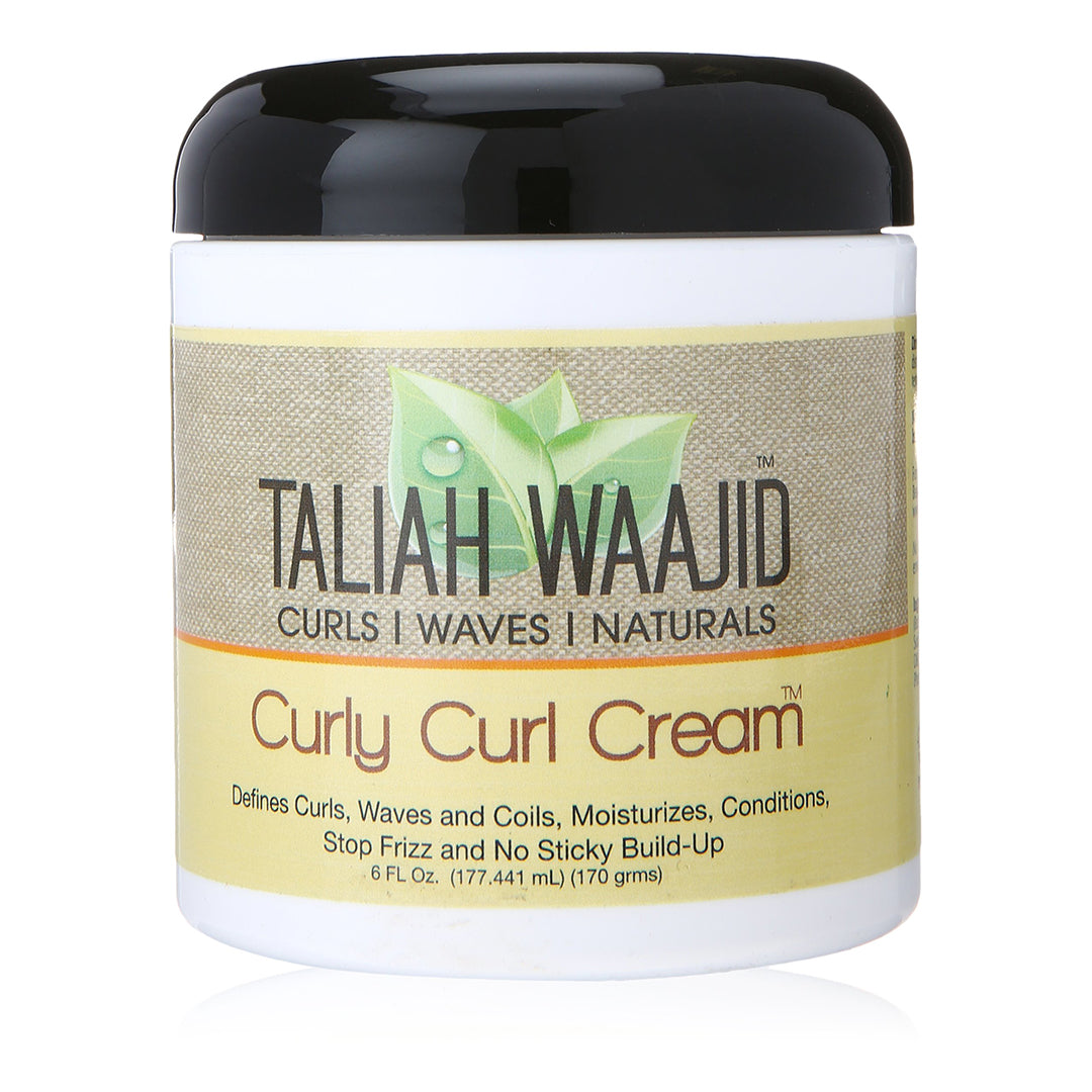 Taliah Waajid Curly Curl Cream: Defined, Hydrated Curls & Frizz Control for Natural Curly & Coily Hair