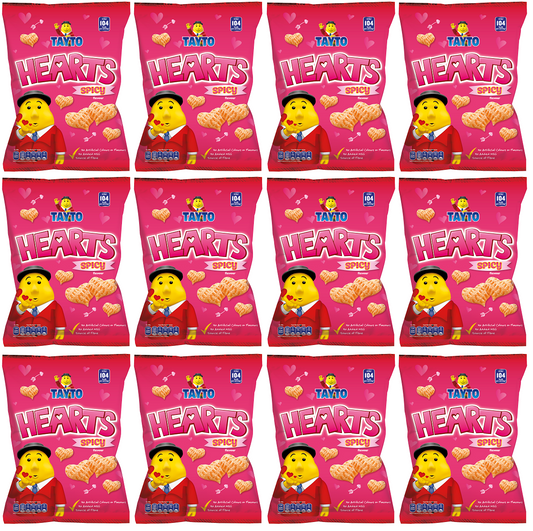 12 x Tayto Hearts Sharing 95G