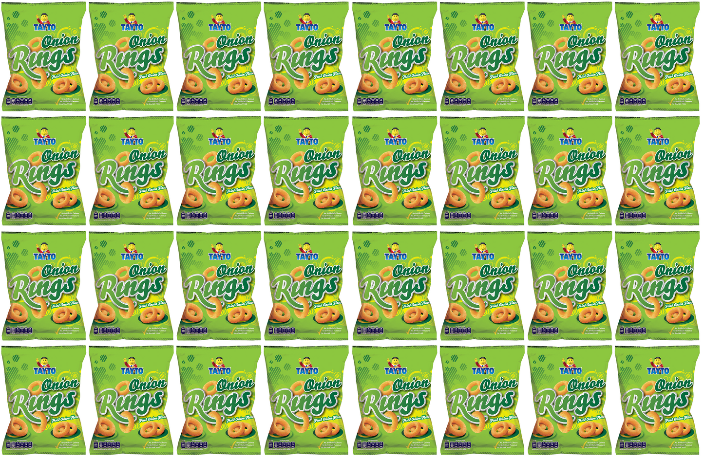 32 x Tayto Onion Rings Fried Onion Flavour 42G