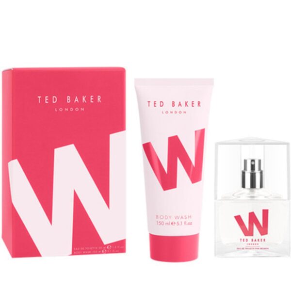 Ted Baker W Pink Gift Set 30ml EDT + 150ml Shower Gel Women's Fragrance