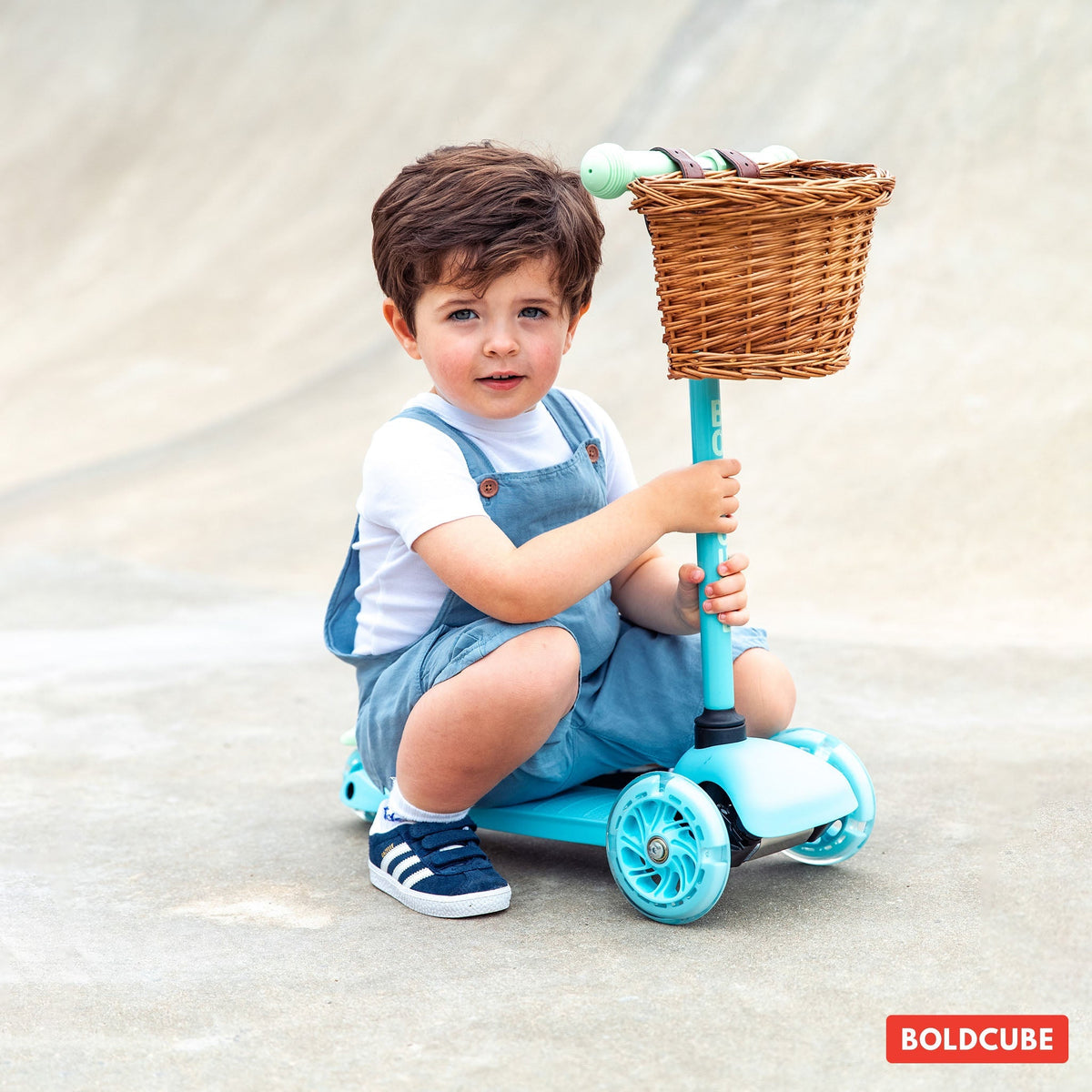 Blue & Green - Teeny 3 Wheel Scooter