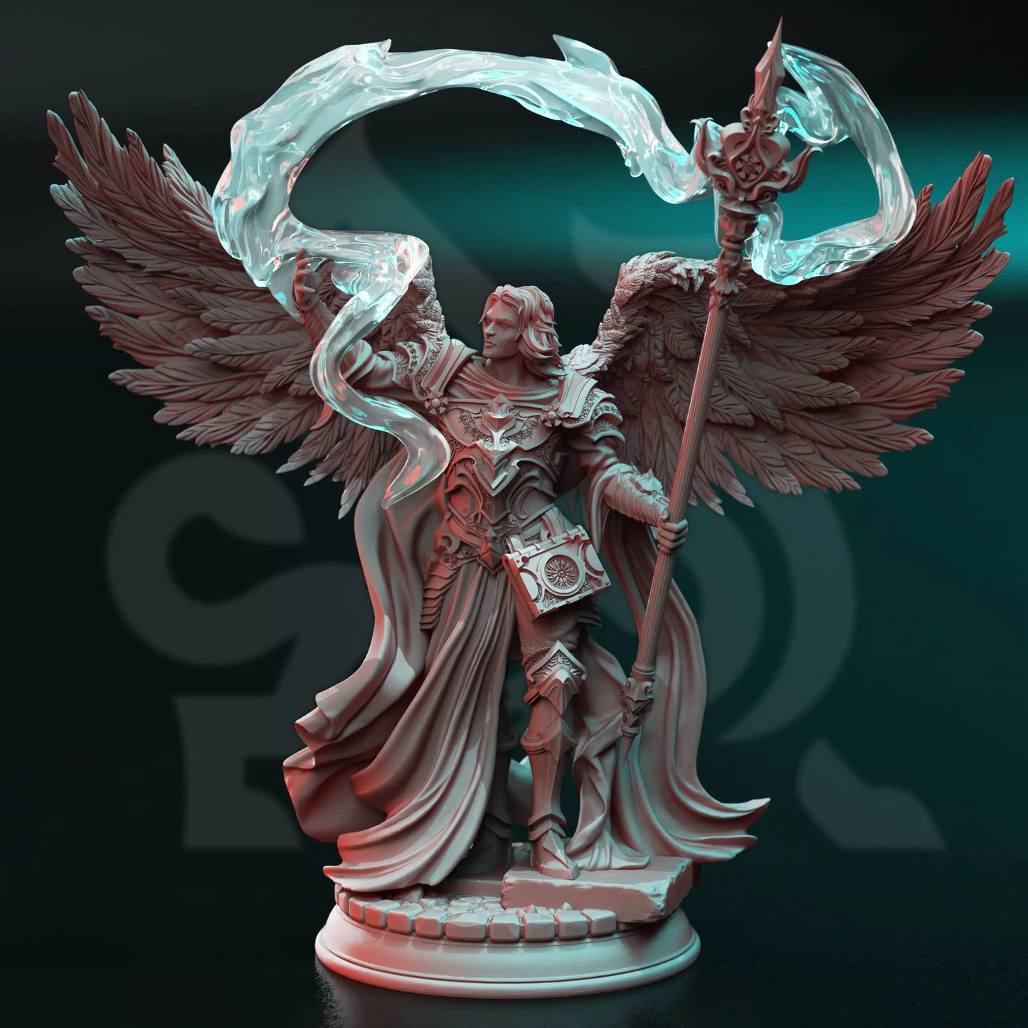 Tharavës – The Wise Warrior - 3D Printed Cleric Miniature