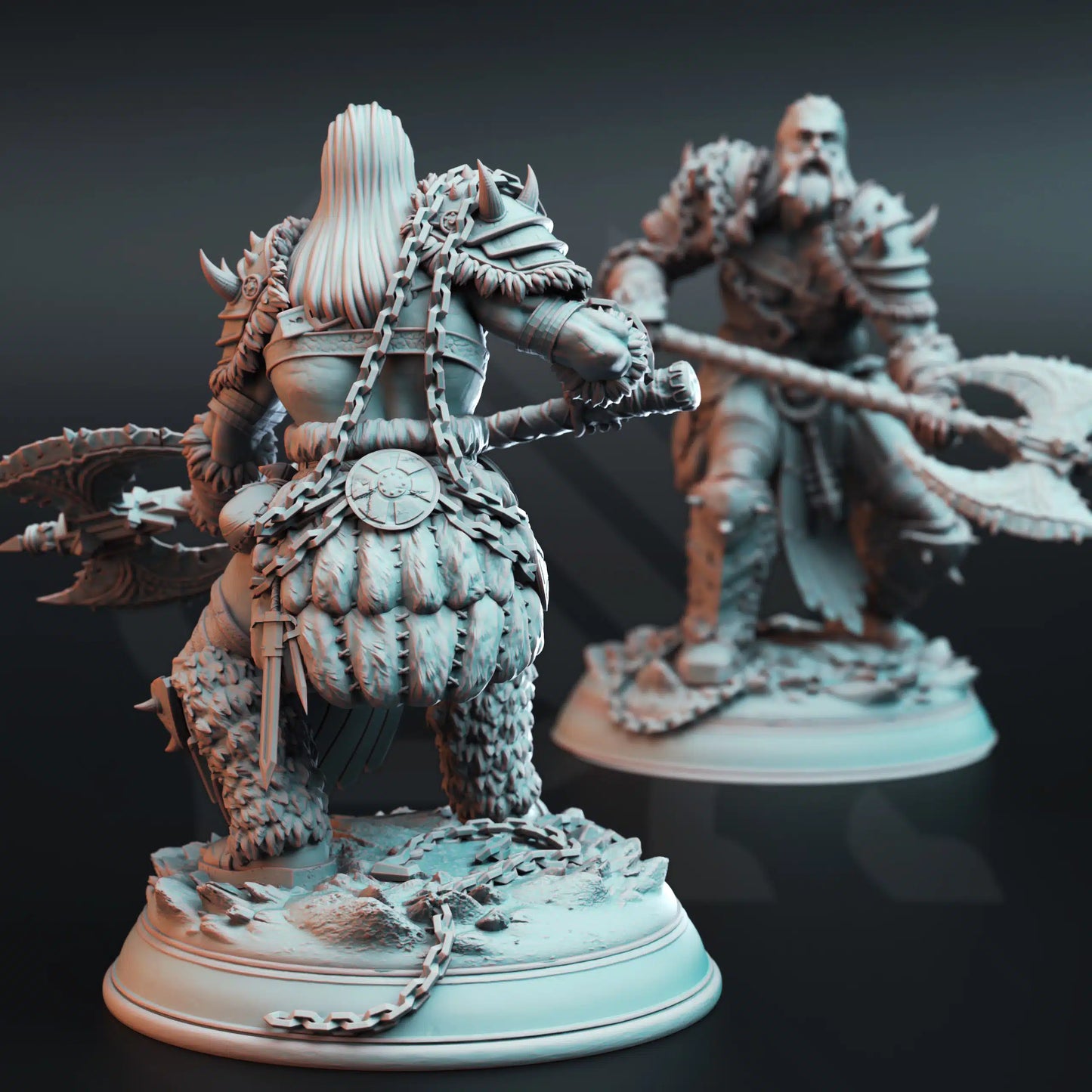 The Ugadrin – Snow Giants - 3D Printed Monster Miniatures