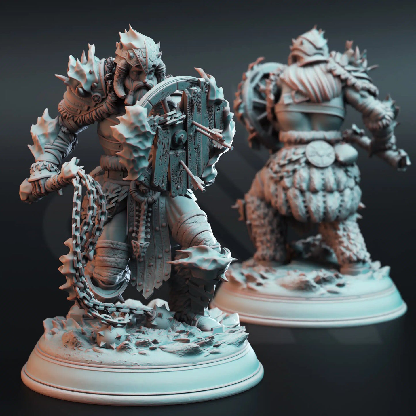 The Ugadrin – Snow Giants - 3D Printed Monster Miniatures