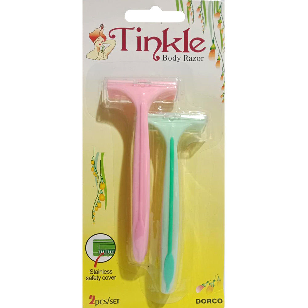 Tinkle Body Razors - Precision Body Grooming for Men - 2 pc set