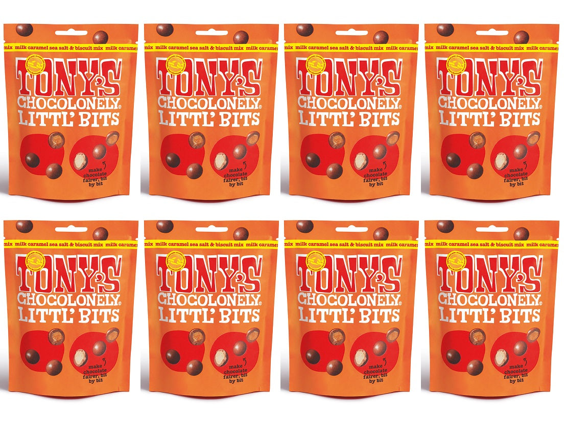 8 x Tonys Chocolonely Littl  Bits 100G