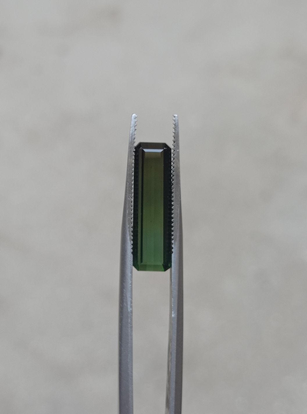 5.8ct Natural Bi-Color Green Tourmaline Gemstone - October Birthstone