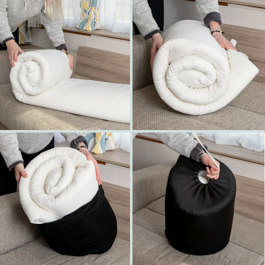 Memory-Foam Travel Mattress Topper