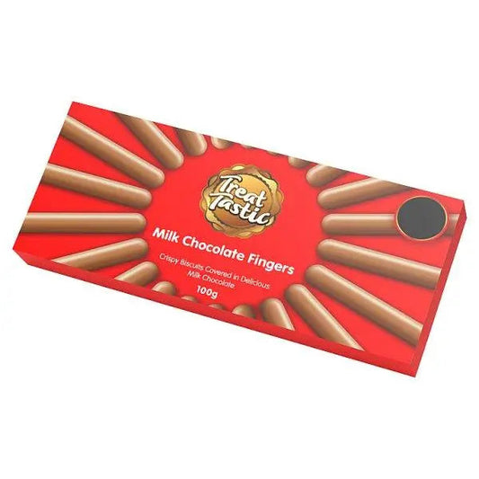 Treat Tastic Milk Chocolate Fingers 100g (Case of 24)