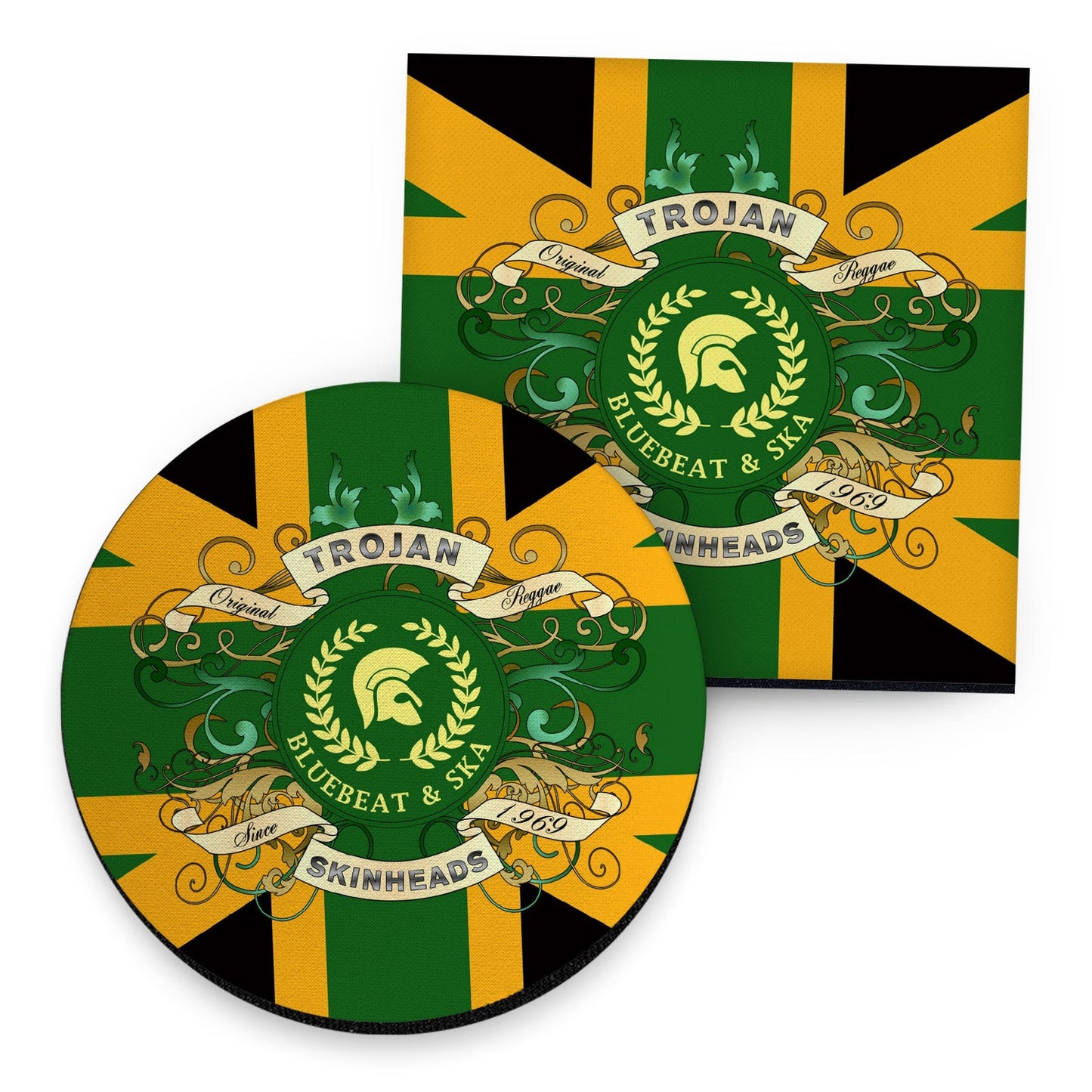 Trojan Skinheads - Drinks Coaster - Round or Square