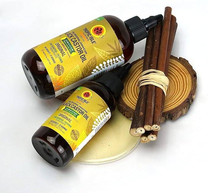 Tropic Isle Living Jamaican Black Castor Oil Growth & Strengthening Oil for Hair & Scalp 118ml/3.99 oz
