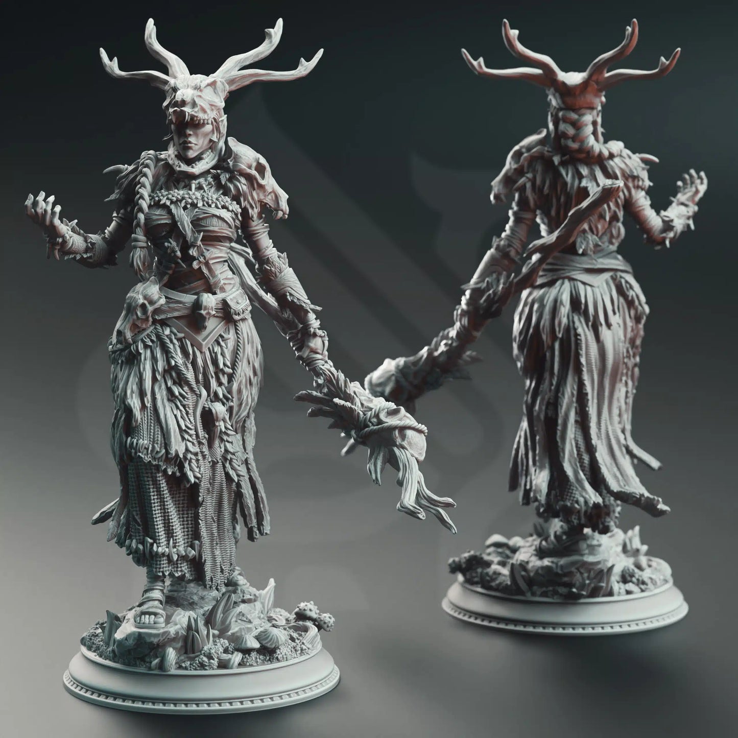 Turak’tali – Colossal Druid of the Valley - 3D Printed Druid Character Miniature