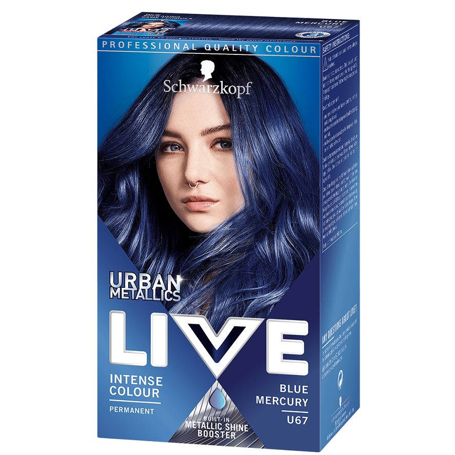 Schwarzkopf Live Intense Colour (19 Shades) Vibrant Semi-Permanent Hair Dye for Bold, Luminous Results