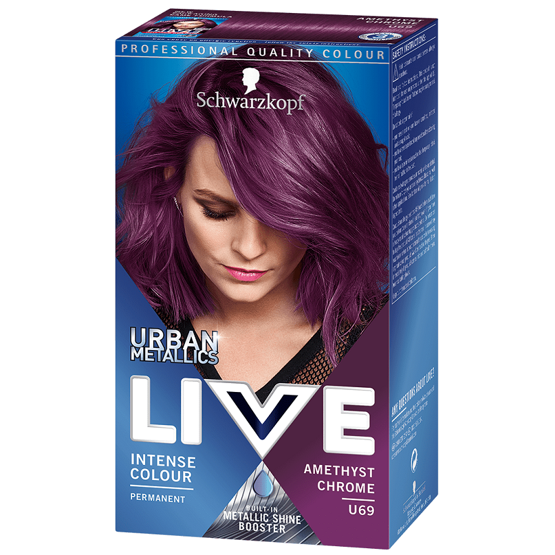 Schwarzkopf Live Intense Colour (19 Shades) Vibrant Semi-Permanent Hair Dye for Bold, Luminous Results