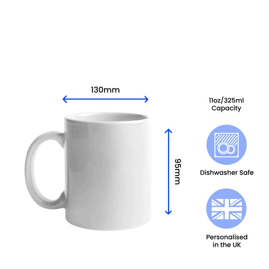 Printed Hot Drinks Mug with I'm Yours, no refunds Design