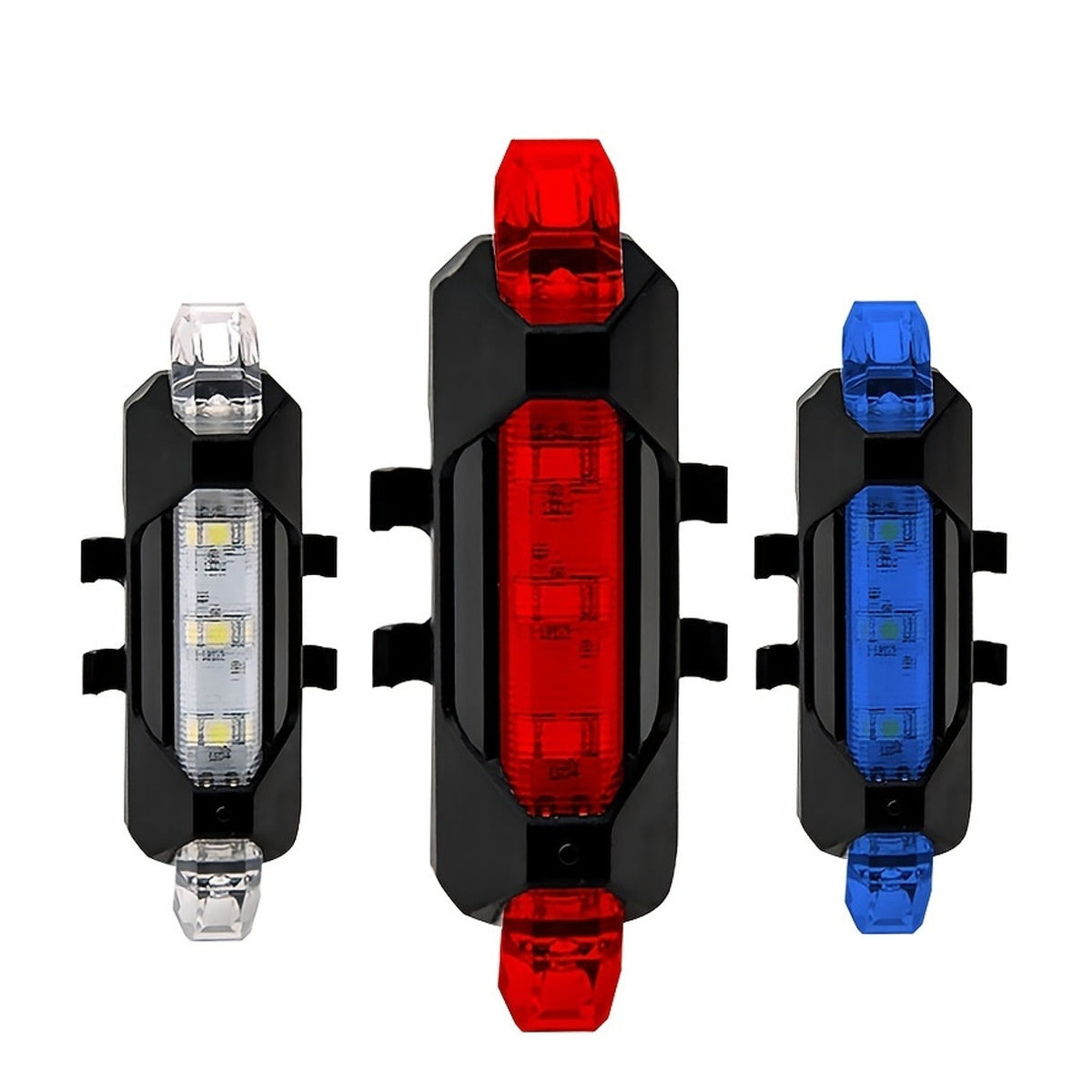USB Bike Tail Light - Rechargeable LED Rear Light for Road & Mountain Bikes