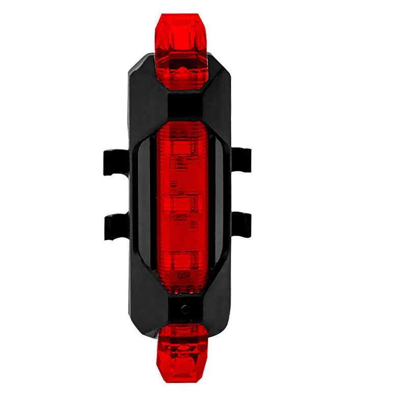 USB Bike Tail Light - Rechargeable LED Rear Light for Road & Mountain Bikes