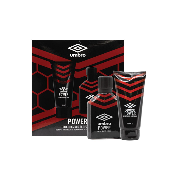 Umbro Power Gift Set 100ml EDT + 150ml Body Wash Unisex Fragrance