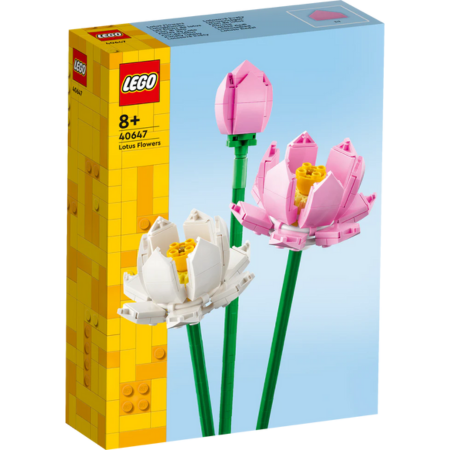 Lego Botanicals 40647 Lotus Flowers Building Toy Gift for Ages 8 & Up