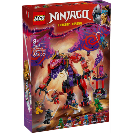 Lego Ninjago 71832 Thunderfang Dragon of Chaos Toy for Ages 8 and Up
